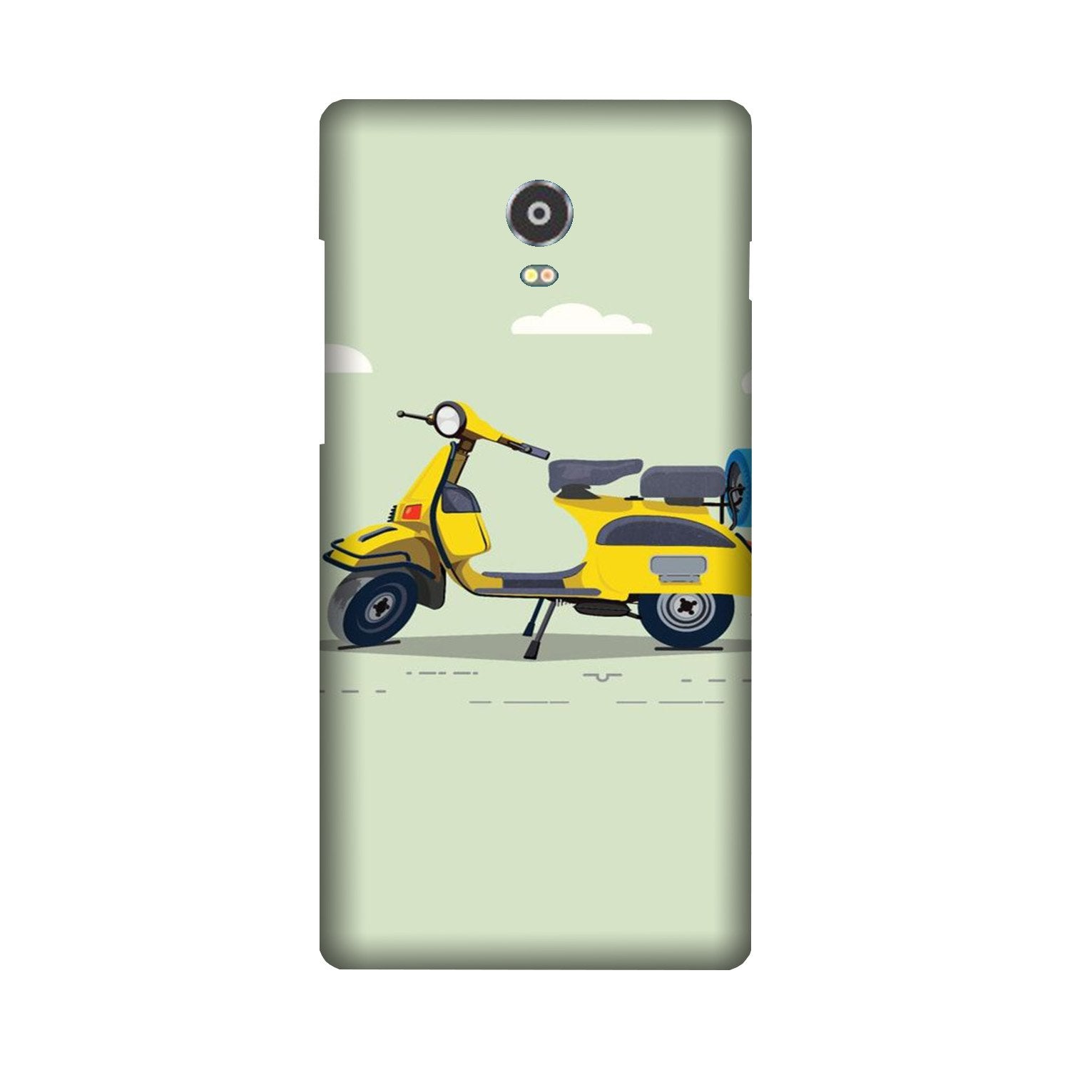 Vintage Scooter Mobile Back Case for Lenovo Vibe P1 (Design - 260) Vintage Scooter Case for Lenovo Vibe P1 (Design No. 260)