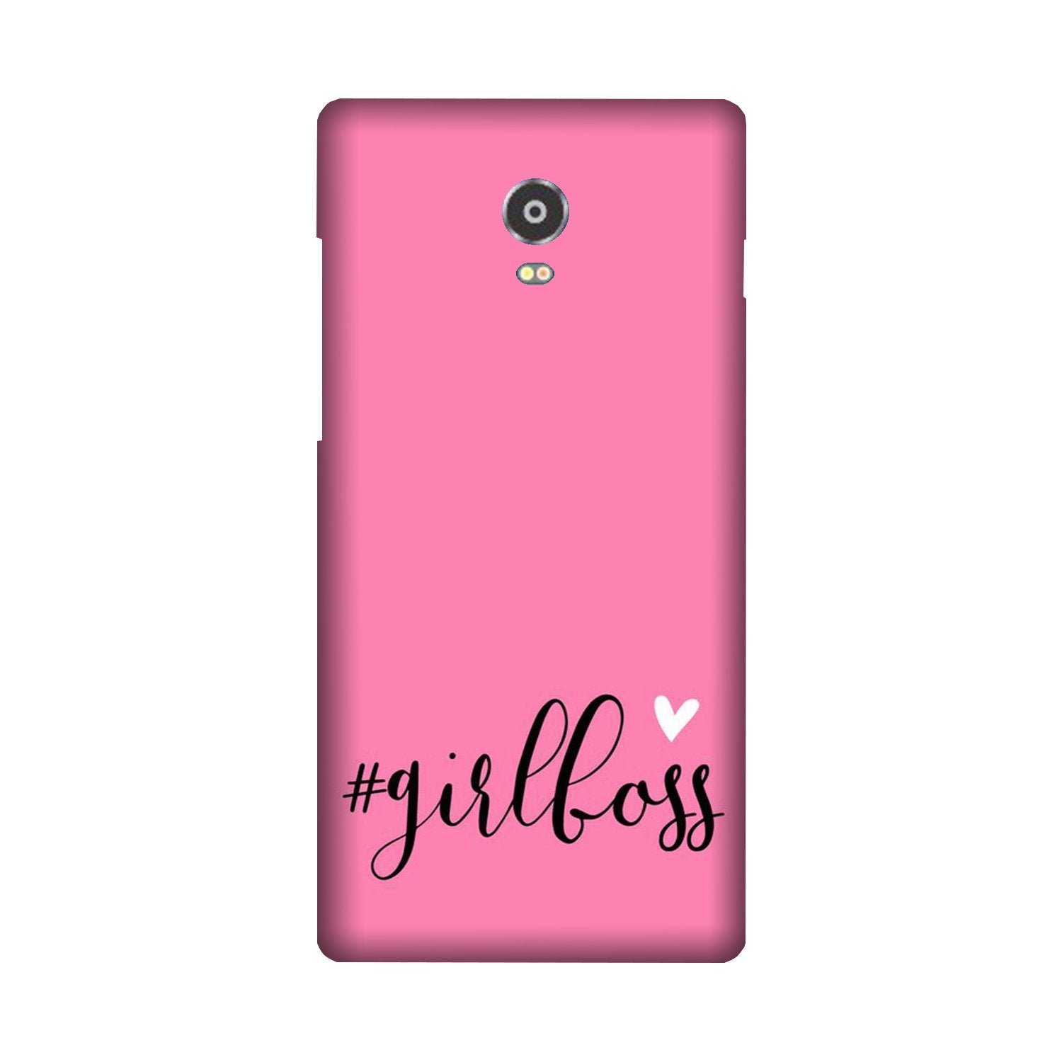 Girl Boss Pink Mobile Back Case for Lenovo Vibe P1 (Design - 269) Girl Boss Pink Case for Lenovo Vibe P1 (Design No. 269)
