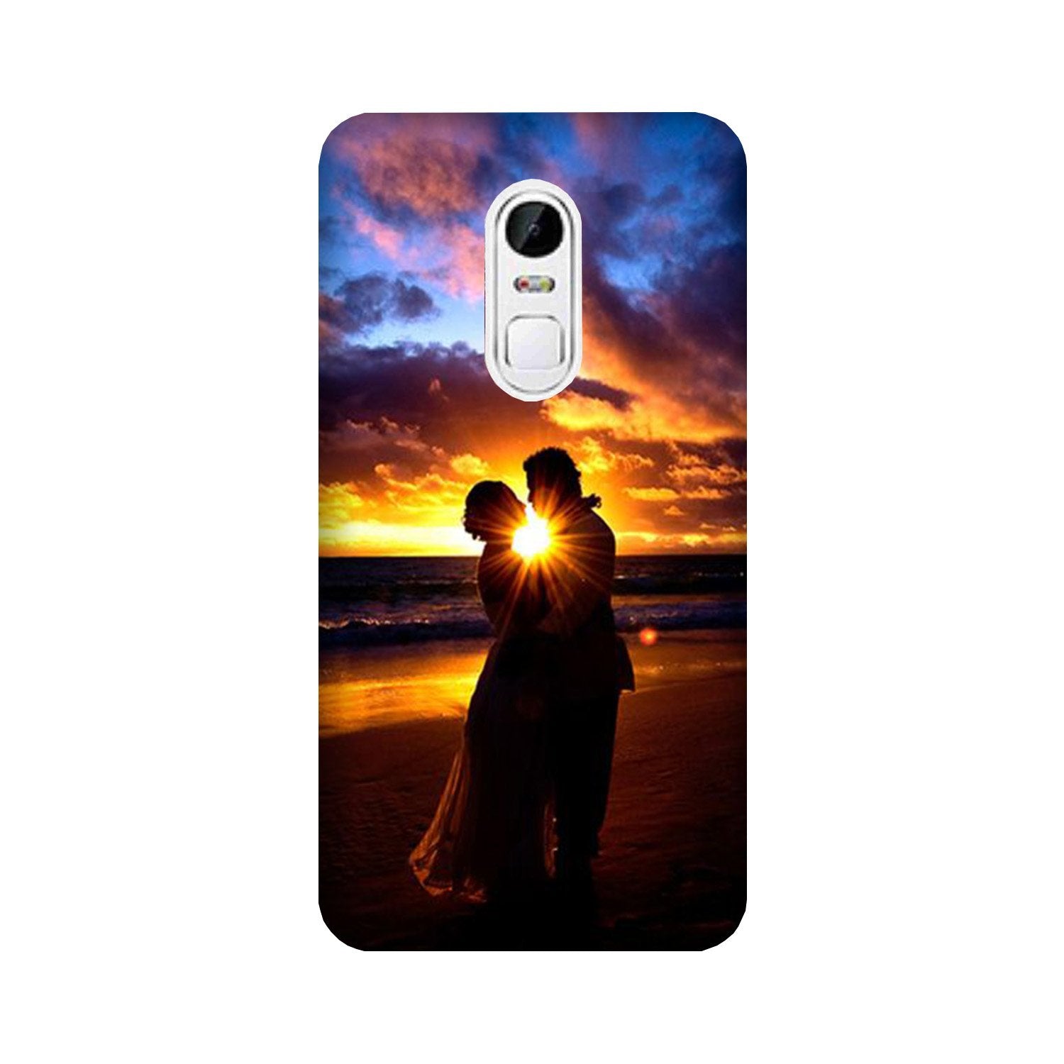 Couple Sea shore Mobile Back Case for Lenovo Vibe X3 (Design - 13) Couple Sea shore Case for Lenovo Vibe X3