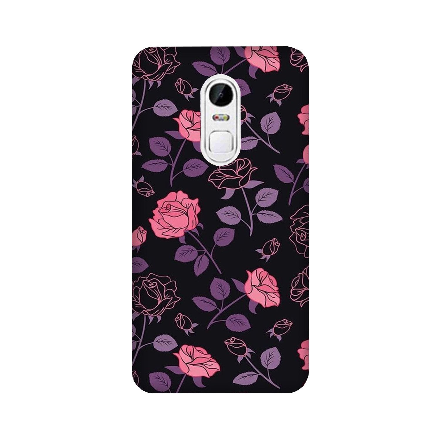 Rose Black Background Mobile Back Case for Lenovo Vibe X3 (Design - 27) Rose Black Background Case for Lenovo Vibe X3