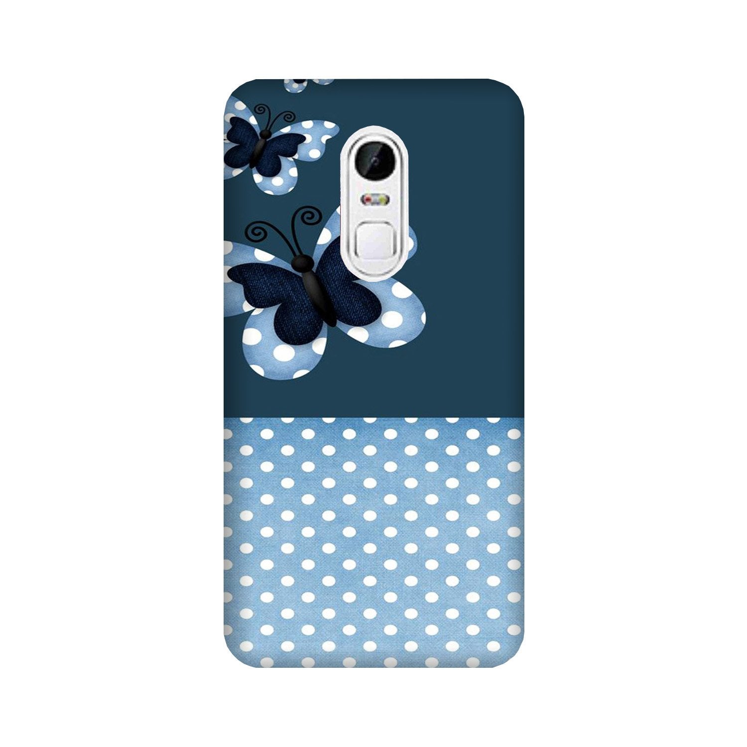 White dots Butterfly Mobile Back Case for Lenovo Vibe X3 (Design - 31) White dots Butterfly Case for Lenovo Vibe X3