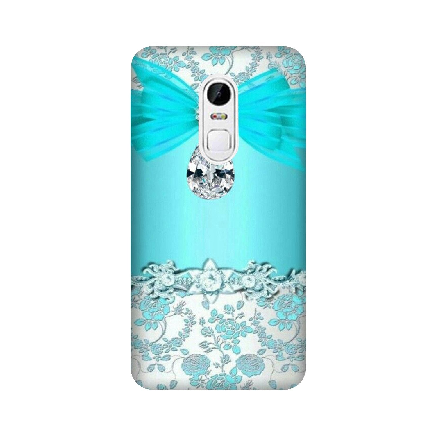Shinny Blue Background Mobile Back Case for Lenovo Vibe X3 (Design - 32) Shinny Blue Background Case for Lenovo Vibe X3