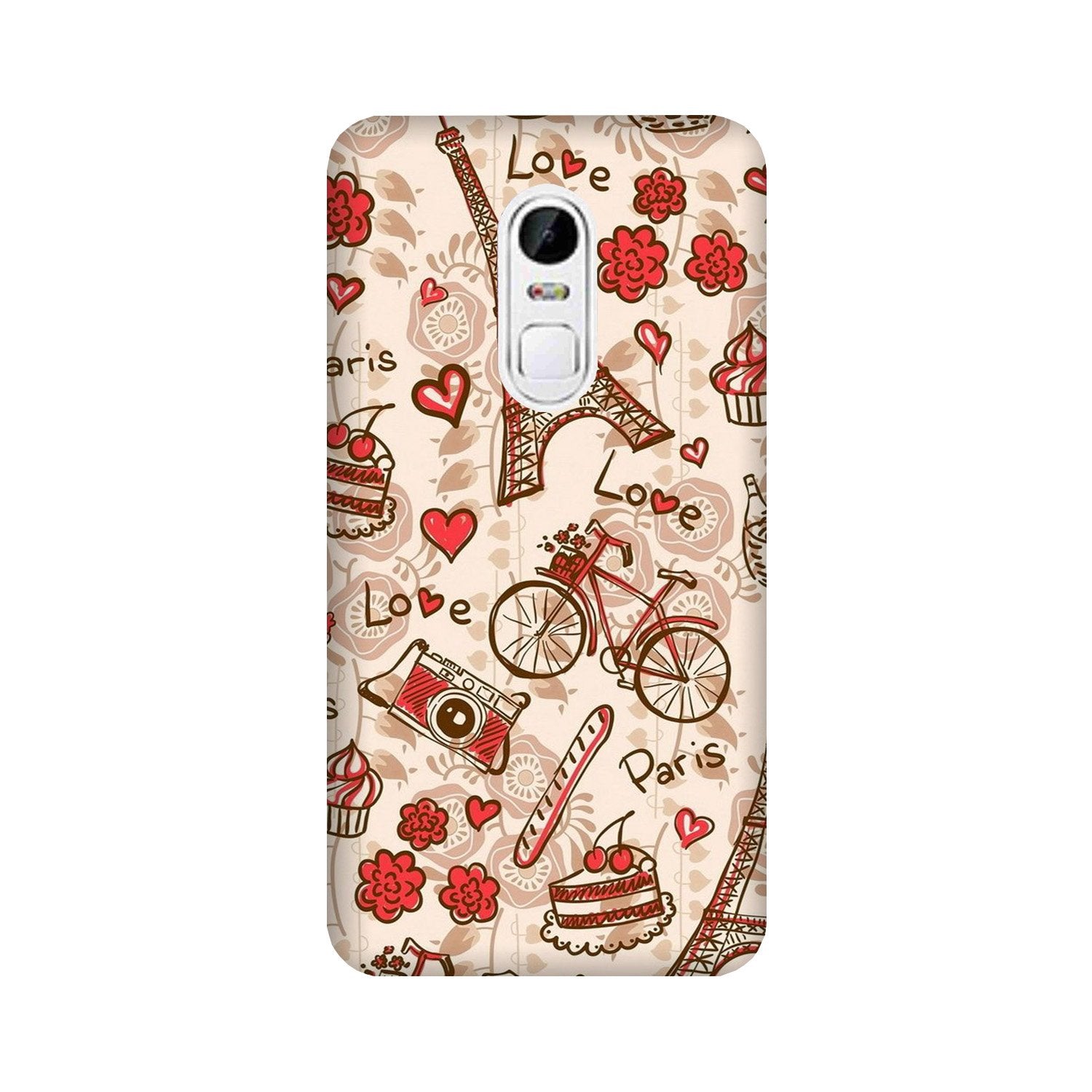 Love Paris Mobile Back Case for Lenovo Vibe X3 (Design - 103) Love Paris Case for Lenovo Vibe X3 (Design - 103)