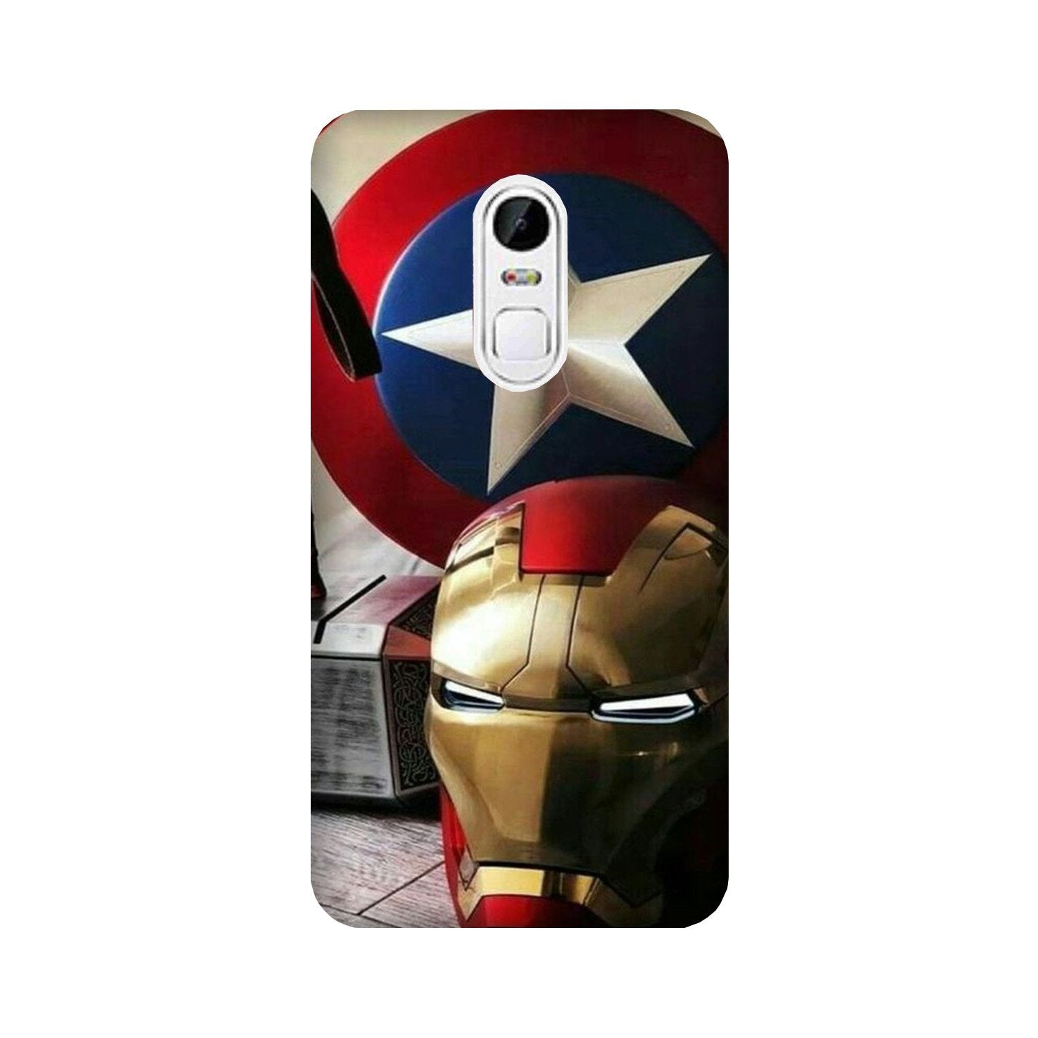 Ironman Captain America Mobile Back Case for Lenovo Vibe X3 (Design - 254) Ironman Captain America Case for Lenovo Vibe X3 (Design No. 254)