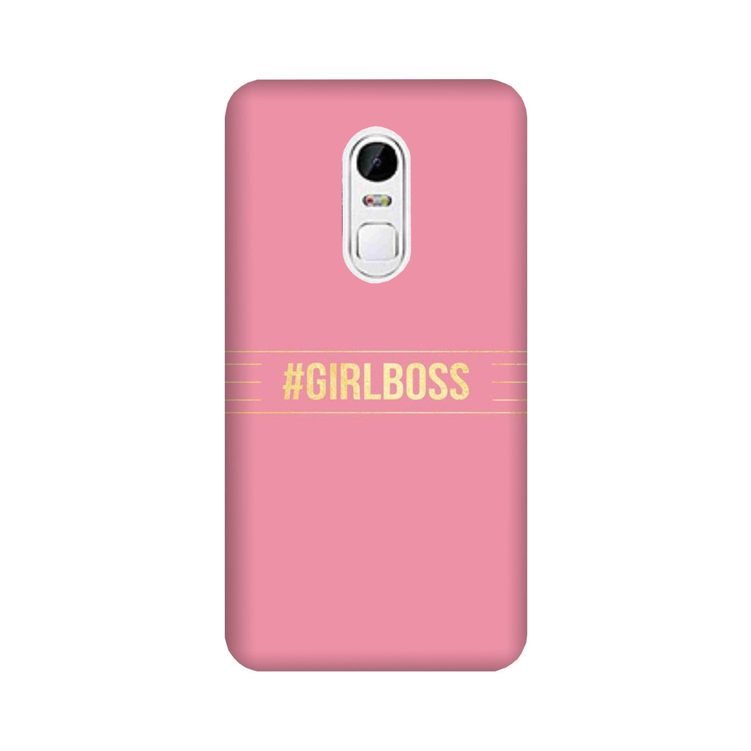 Girl Boss Pink Mobile Back Case for Lenovo Vibe X3 (Design - 263) Girl Boss Pink Case for Lenovo Vibe X3 (Design No. 263)