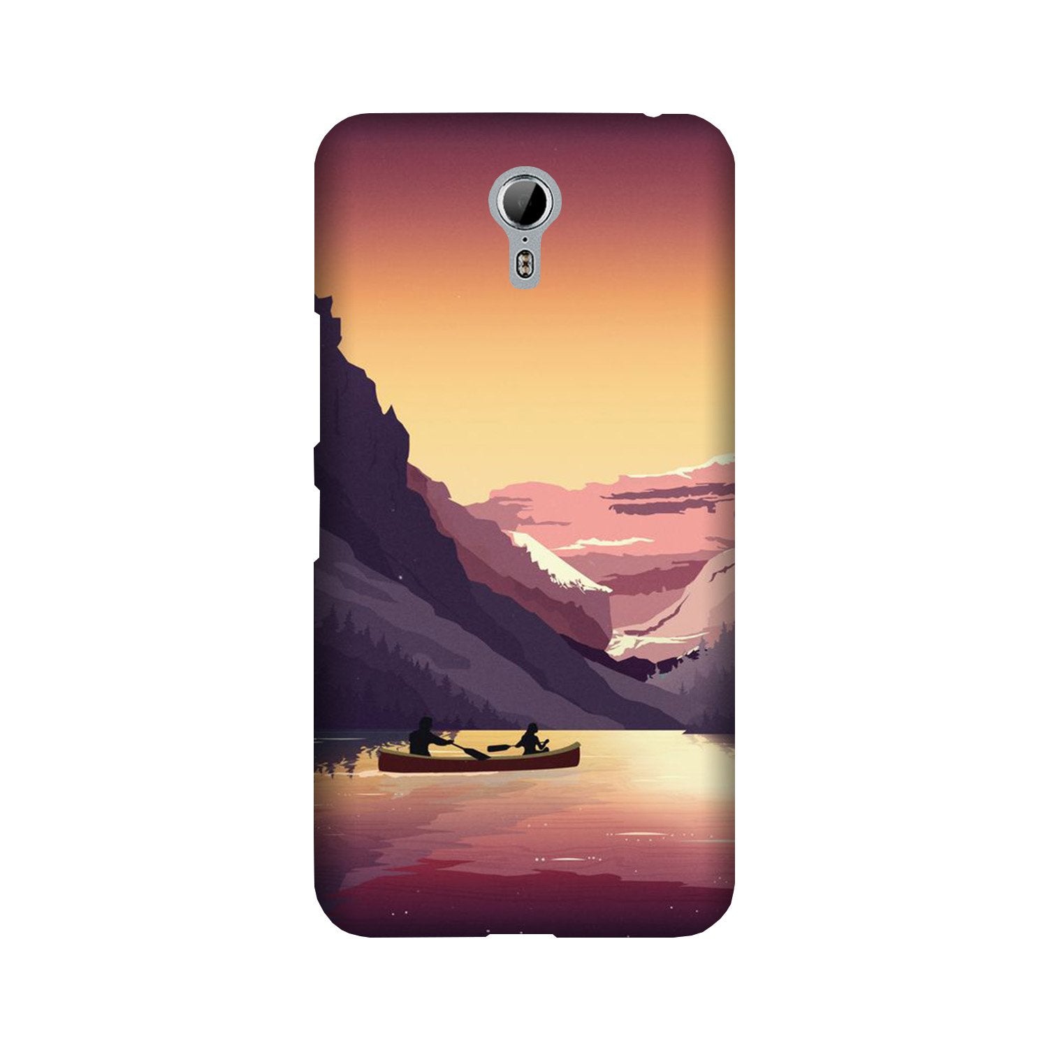 Mountains Boat Mobile Back Case for Lenovo Zuk Z1 (Design - 181) Mountains Boat Case for Lenovo Zuk Z1 (Design - 181)