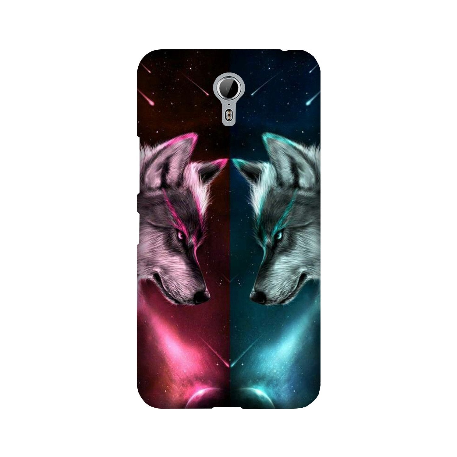 Wolf fight Mobile Back Case for Lenovo Zuk Z1 (Design - 221) Wolf fight Case for Lenovo Zuk Z1 (Design No. 221)