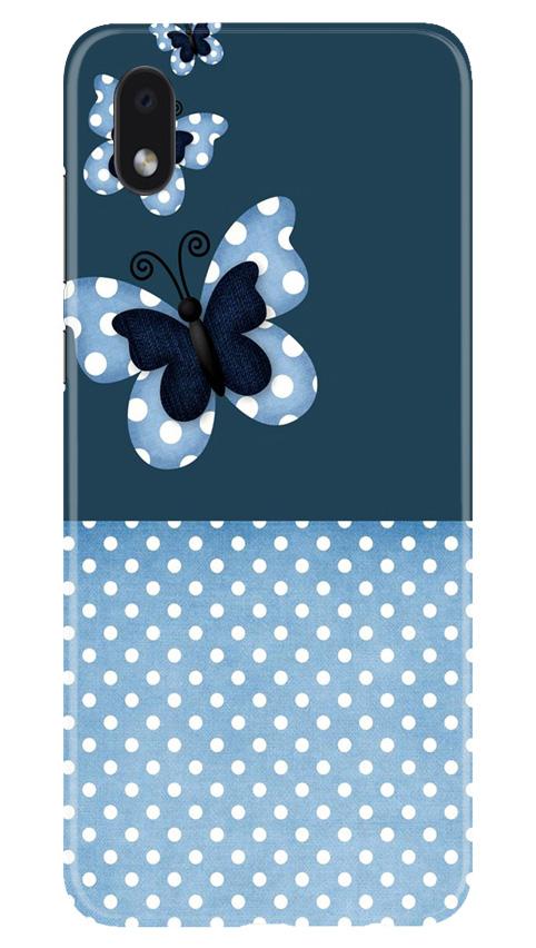 White dots Butterfly Mobile Back Case for Samsung Galaxy M01 Core (Design - 31) White dots Butterfly Case for Samsung Galaxy M01 Core