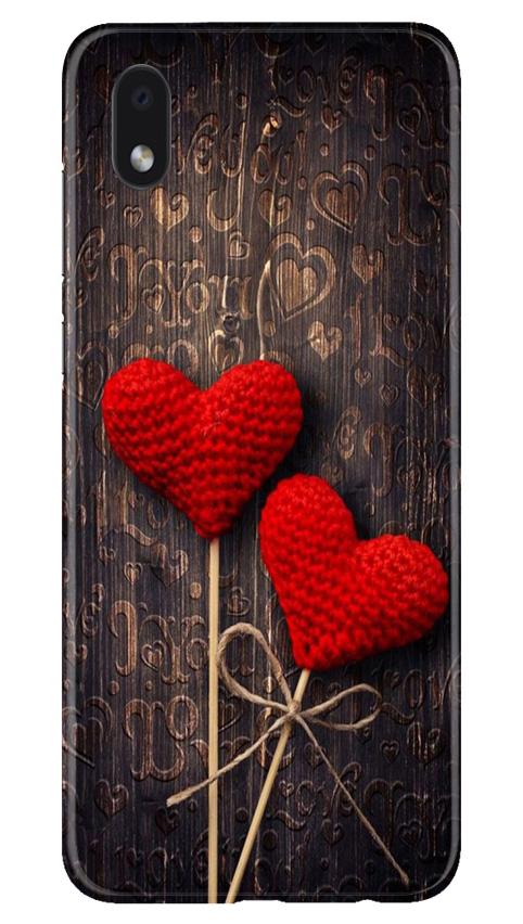 Red Hearts Mobile Back Case for Samsung Galaxy M01 Core (Design - 80) Red Hearts Case for Samsung Galaxy M01 Core