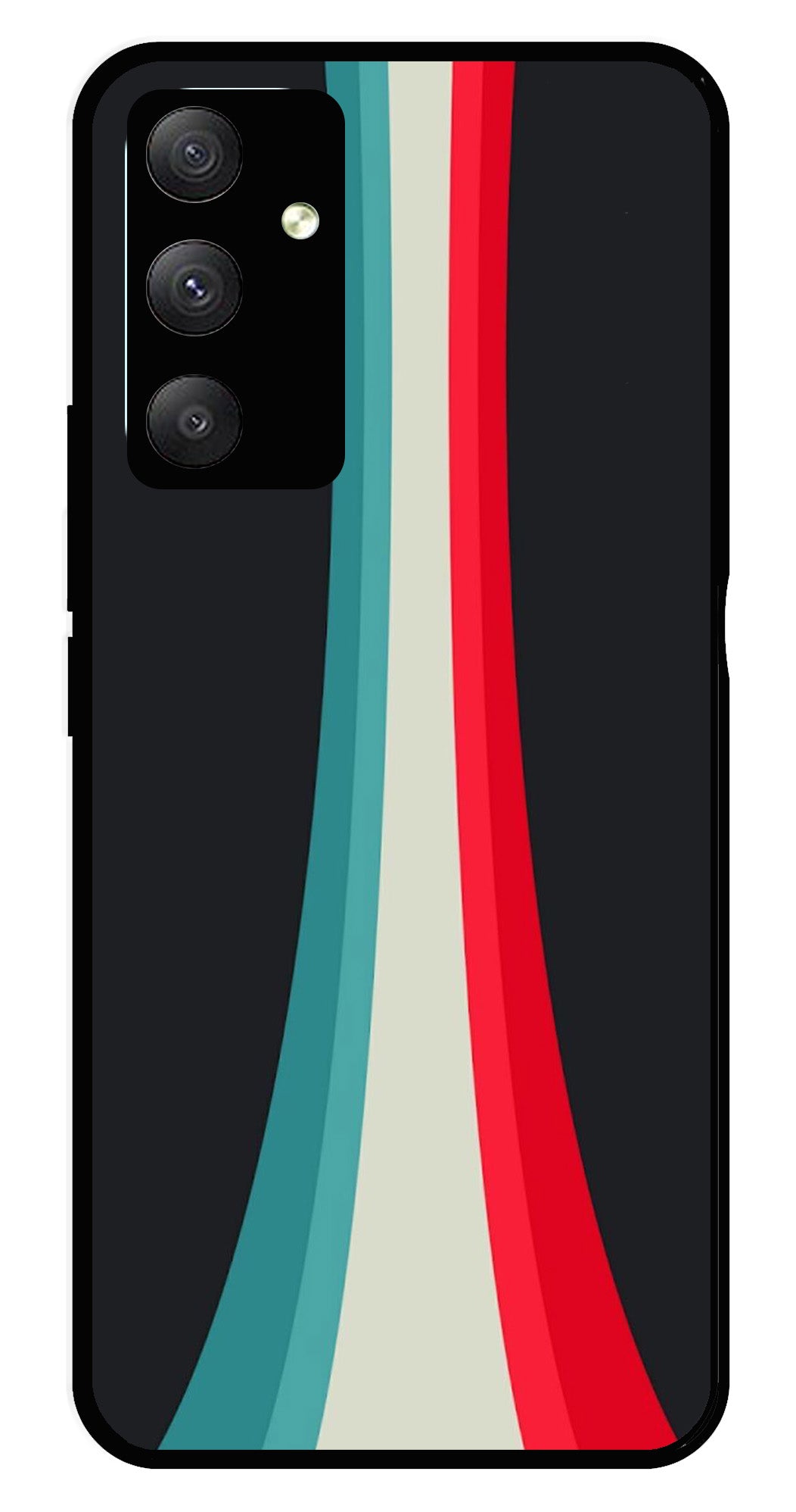 Modern Art Colorful Metal Mobile Case for Samsung Galaxy F13 4G Modern Art Colorful Metal Mobile Case for Samsung Galaxy F13 4G (Design No -48)