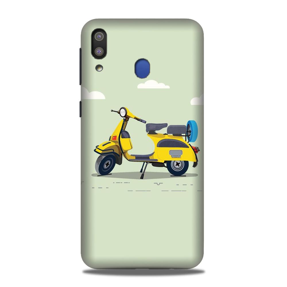 Vintage Scooter Case for Samsung Galaxy M20 (Design No. 260) Vintage Scooter Case for Samsung Galaxy M20 (Design No. 260)