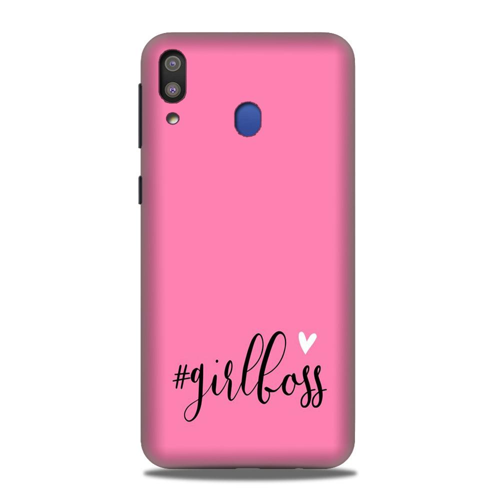 Girl Boss Pink Case for Samsung Galaxy M20 (Design No. 269) Girl Boss Pink Case for Samsung Galaxy M20 (Design No. 269)