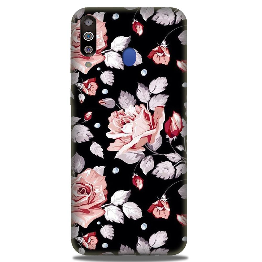 Pink rose Mobile Back Case for Samsung Galaxy A20s (Design - 12) Pink rose Case for Samsung Galaxy A20s