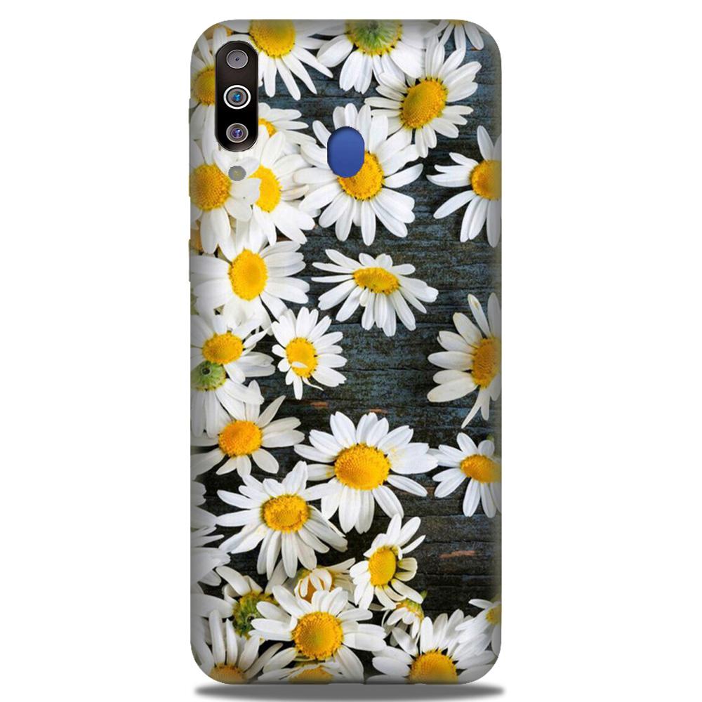 White flowers2 Mobile Back Case for Samsung Galaxy A20s (Design - 62) White flowers2 Case for Samsung Galaxy A20s