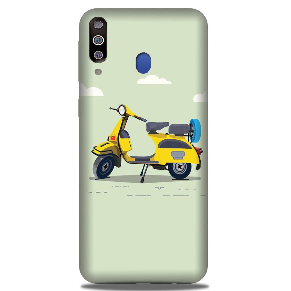 Vintage Scooter Mobile Back Case for Samsung Galaxy A20s (Design - 260) Vintage Scooter Case for Samsung Galaxy A20s (Design No. 260)
