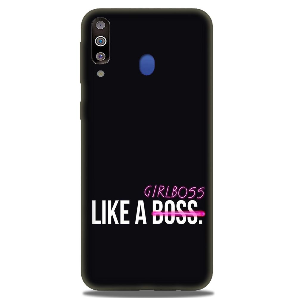 Like a Girl Boss Mobile Back Case for Samsung Galaxy A20s (Design - 265) Like a Girl Boss Case for Samsung Galaxy A20s (Design No. 265)