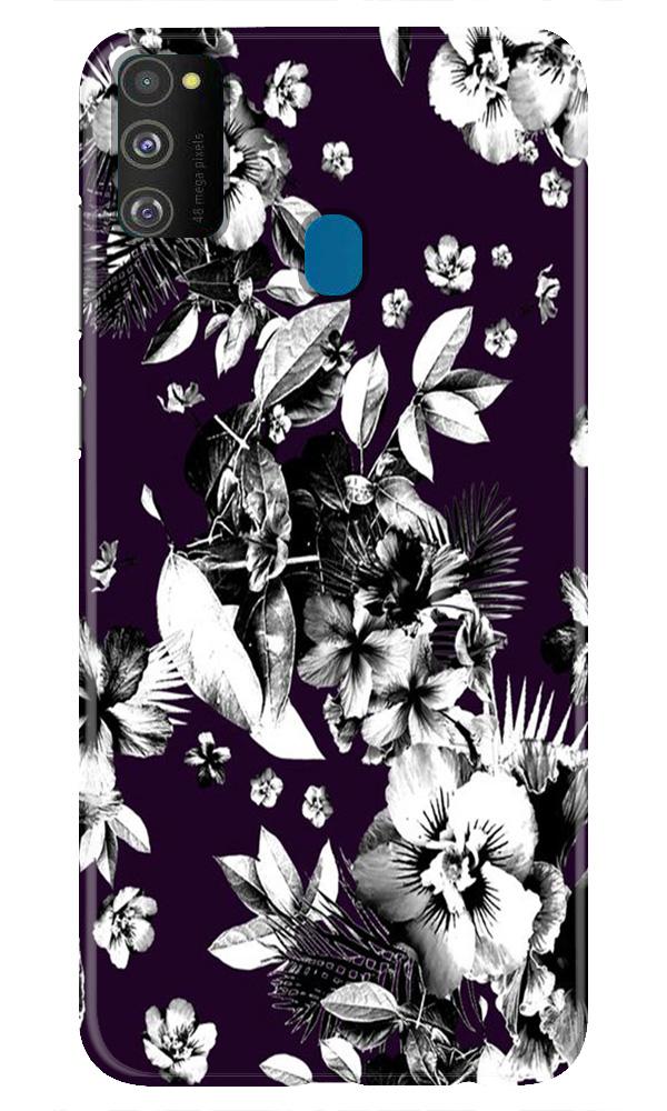 white flowers Case for Samsung Galaxy M30s white flowers Case for Samsung Galaxy M30s