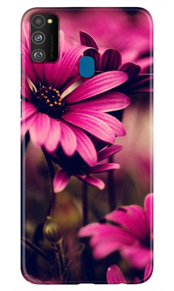 Purple Daisy Case for Samsung Galaxy M30s Purple Daisy Case for Samsung Galaxy M30s