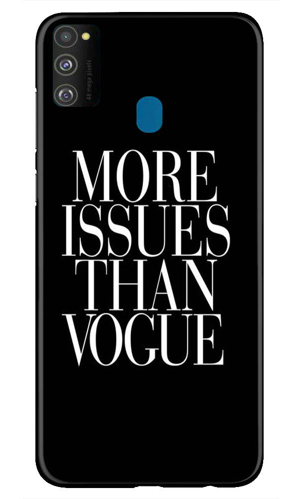 More Issues than Vague Case for Samsung Galaxy M30s More Issues than Vague Case for Samsung Galaxy M30s