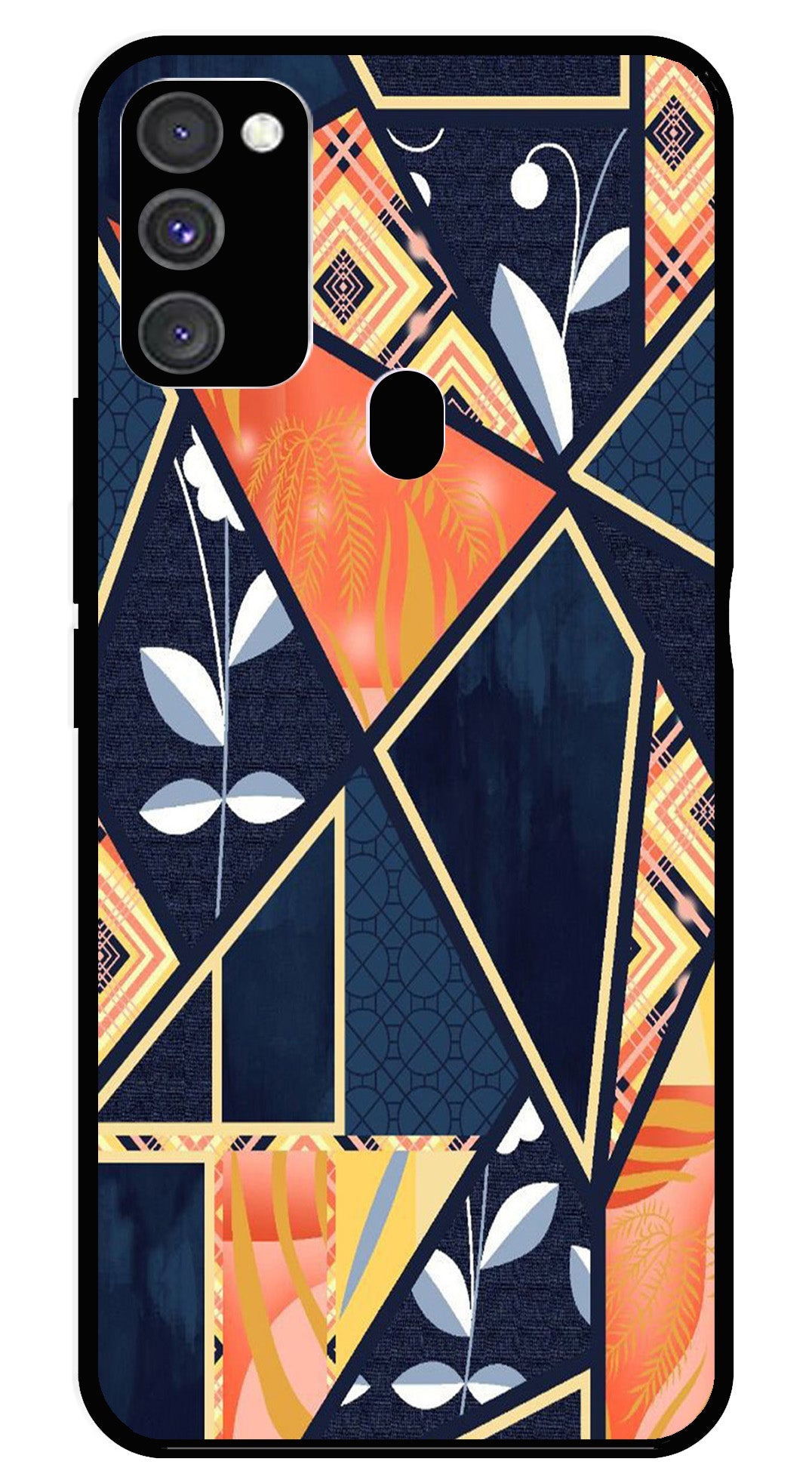 Marble Design Metal Mobile Case for Samsung Galaxy M21 Marble Design Metal Mobile Case for Samsung Galaxy M21 (Design No -07)