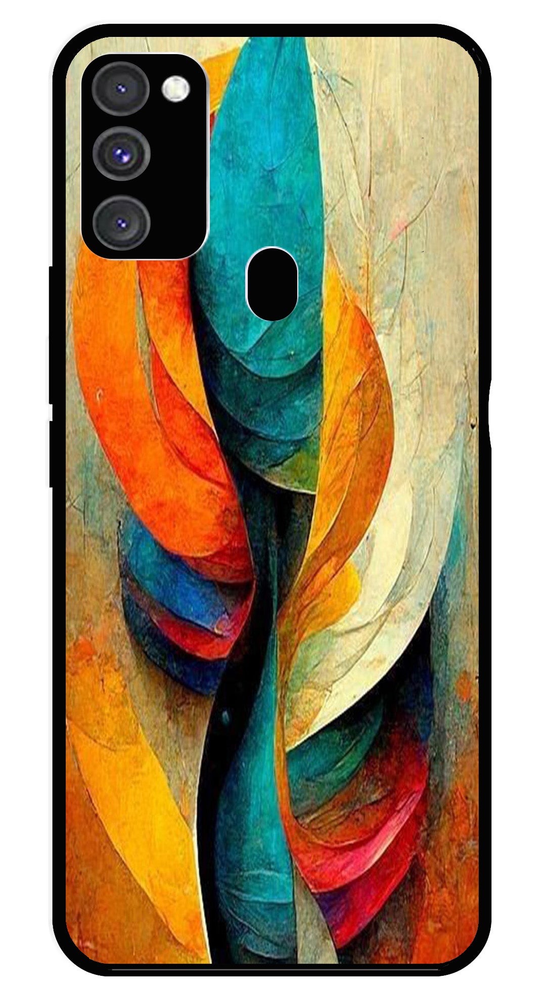 Modern Art Metal Mobile Case for Samsung Galaxy M21 Modern Art Metal Mobile Case for Samsung Galaxy M21 (Design No -11)
