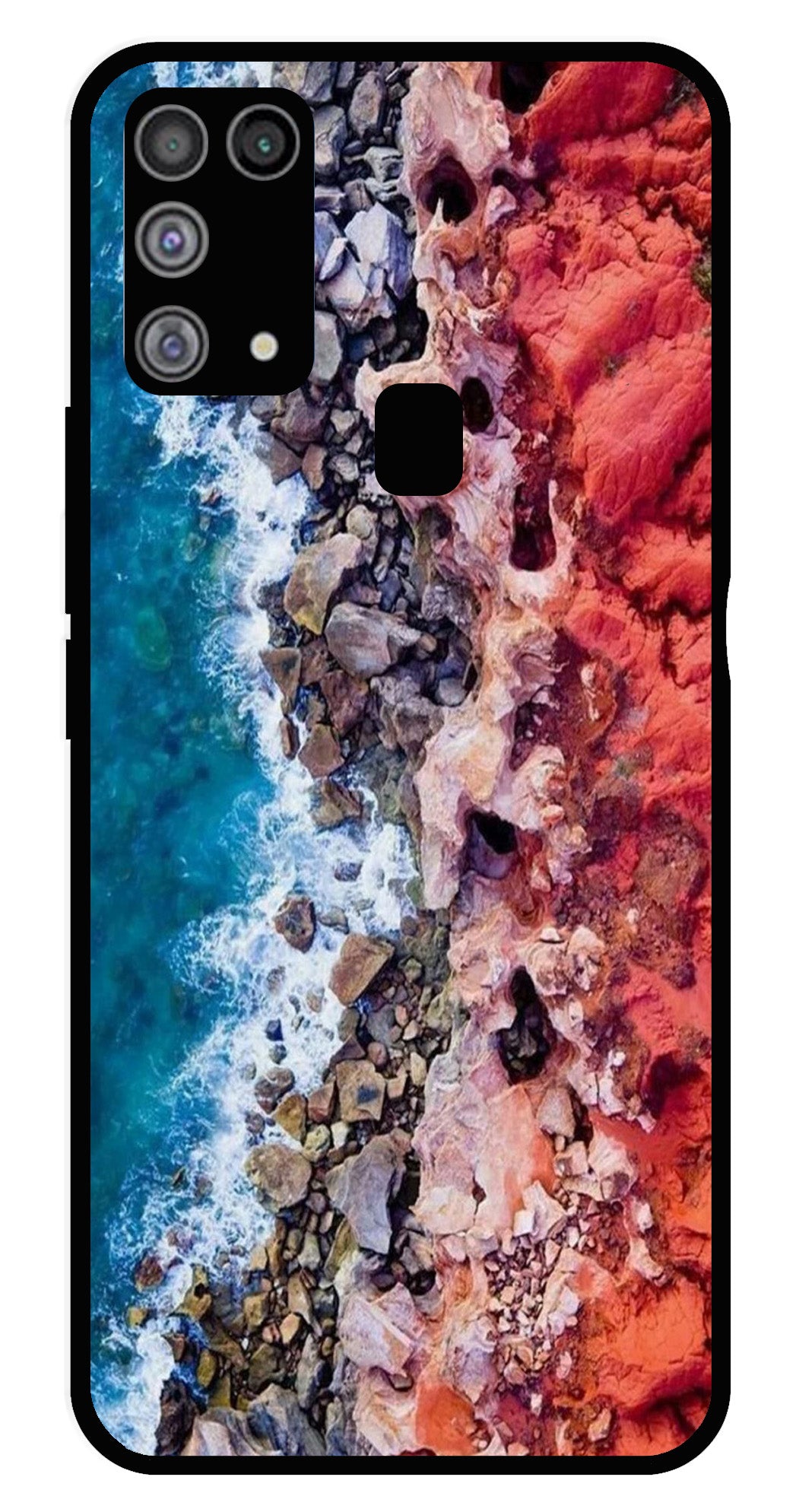 Sea Shore Metal Mobile Case for Samsung Galaxy M31 Sea Shore Metal Mobile Case for Samsung Galaxy M31 (Design No -18)