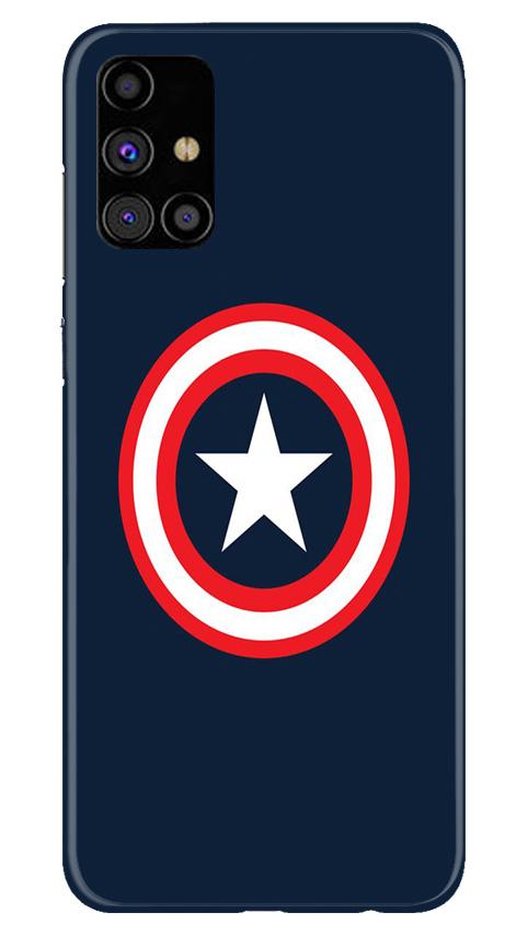 Captain America Mobile Back Case for Samsung Galaxy M31s (Design - 42) Captain America Case for Samsung Galaxy M31s