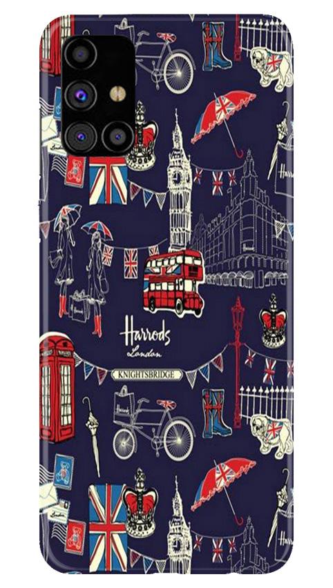 Love London Mobile Back Case for Samsung Galaxy M51 (Design - 75) Love London Case for Samsung Galaxy M51