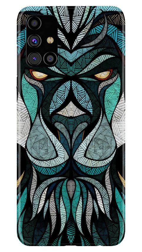 Lion Mobile Back Case for Samsung Galaxy M31s (Design - 97) Lion Case for Samsung Galaxy M31s