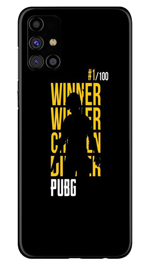 Pubg Winner Winner Mobile Back Case for Samsung Galaxy M31s (Design - 177) Pubg Winner Winner Case for Samsung Galaxy M31s (Design - 177)