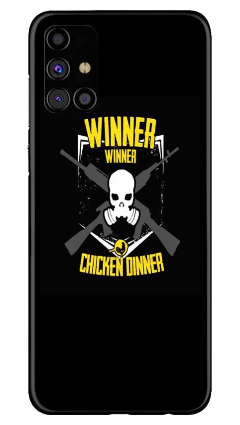 Winner Winner Chicken Dinner Mobile Back Case for Samsung Galaxy M31s (Design - 178) Winner Winner Chicken Dinner Case for Samsung Galaxy M31s (Design - 178)