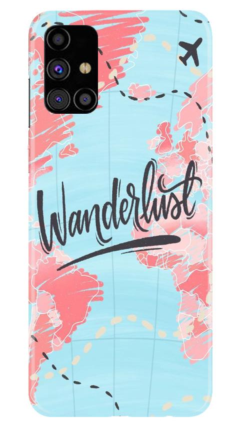 Wonderlust Travel Mobile Back Case for Samsung Galaxy M31s (Design - 223) Wonderlust Travel Case for Samsung Galaxy M31s (Design No. 223)
