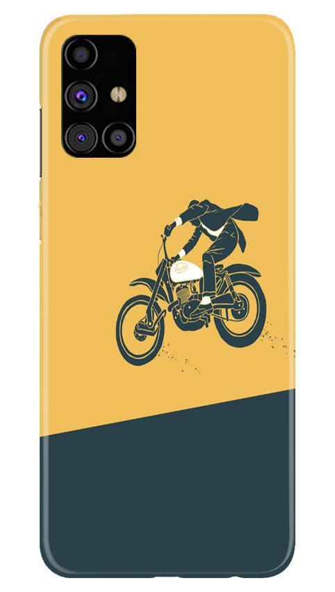 Bike Lovers Mobile Back Case for Samsung Galaxy M51 (Design - 256) Bike Lovers Case for Samsung Galaxy M51 (Design No. 256)