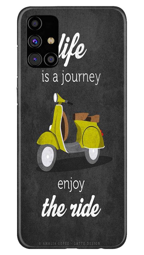 Life is a Journey Mobile Back Case for Samsung Galaxy M51 (Design - 261) Life is a Journey Case for Samsung Galaxy M51 (Design No. 261)