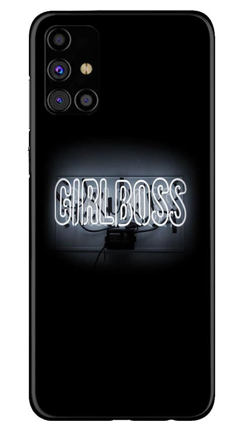 Girl Boss Black Mobile Back Case for Samsung Galaxy M31s (Design - 268) Girl Boss Black Case for Samsung Galaxy M31s (Design No. 268)