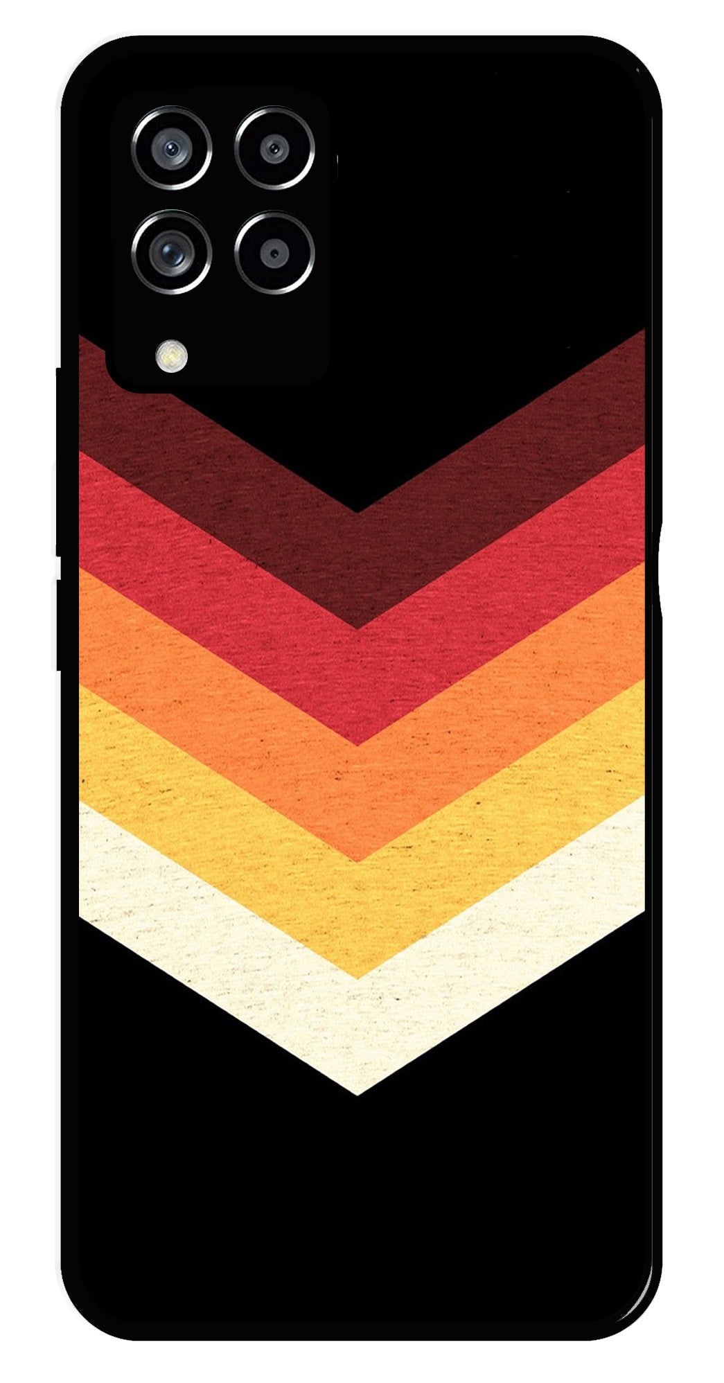 MultiColor Arrow Metal Mobile Case for Samsung Galaxy M33 5G MultiColor Arrow Metal Mobile Case for Samsung Galaxy M33 5G (Design No -04)