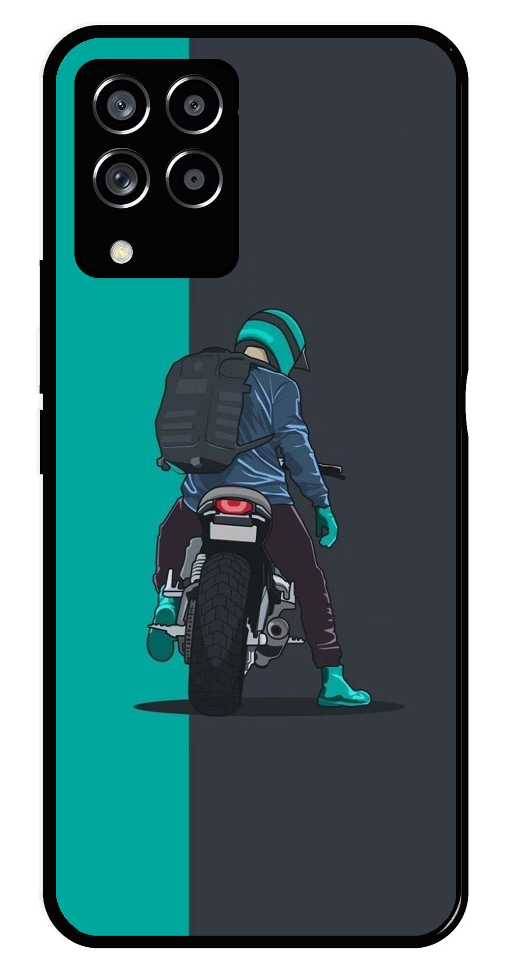 Bike Lover Metal Mobile Case for Samsung Galaxy M53 5G Bike Lover Metal Mobile Case for Samsung Galaxy M53 5G (Design No -05)