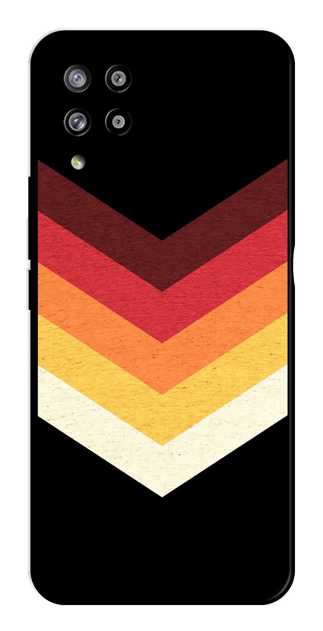 MultiColor Arrow Metal Mobile Case for Samsung Galaxy M42 5G MultiColor Arrow Metal Mobile Case for Samsung Galaxy M42 5G (Design No -04)