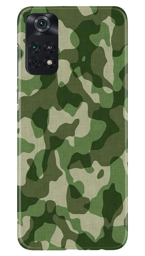 Army Camouflage Mobile Back Case for Poco M4 Pro 4G (Design - 106) Army Camouflage Case for Poco M4 Pro 4G (Design - 106)