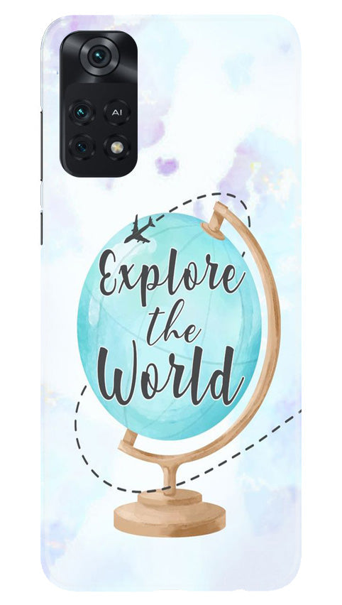 Explore the World Mobile Back Case for Poco M4 Pro 4G (Design - 176) Explore the World Case for Poco M4 Pro 4G (Design No. 176)
