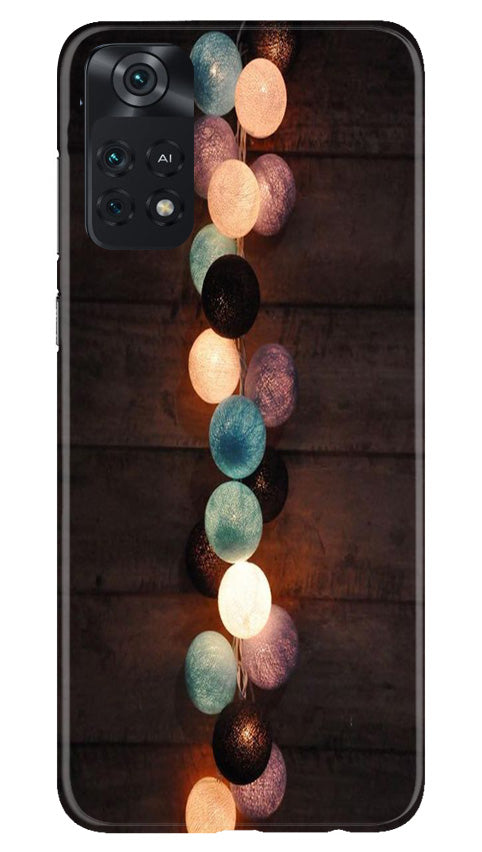 Party Lights Mobile Back Case for Poco M4 Pro 4G (Design - 178) Party Lights Case for Poco M4 Pro 4G (Design No. 178)