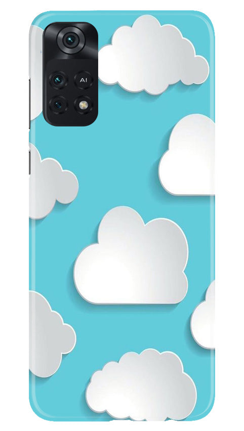 Clouds Mobile Back Case for Poco M4 Pro 4G (Design - 179) Clouds Case for Poco M4 Pro 4G (Design No. 179)