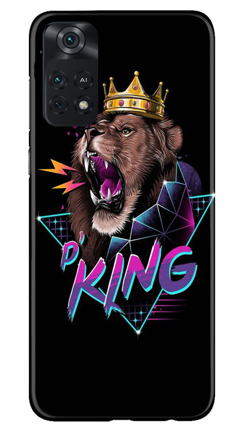 Lion King Mobile Back Case for Poco M4 Pro 4G (Design - 188) Lion King Case for Poco M4 Pro 4G (Design No. 188)