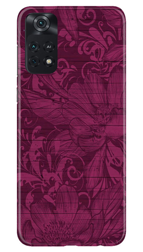 Purple Backround Mobile Back Case for Poco M4 Pro 4G (Design - 22) Purple Backround Case for Poco M4 Pro 4G