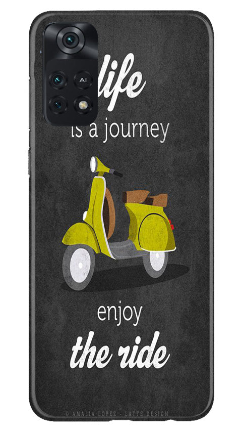 Life is a Journey Mobile Back Case for Poco M4 Pro 4G (Design - 230) Life is a Journey Case for Poco M4 Pro 4G (Design No. 230)