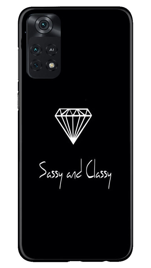 Sassy and Classy Mobile Back Case for Poco M4 Pro 4G (Design - 233) Sassy and Classy Case for Poco M4 Pro 4G (Design No. 233)