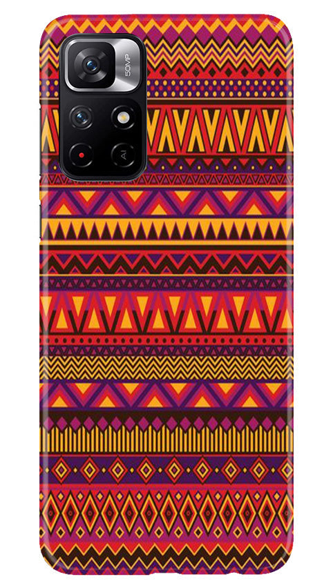 Zigzag line pattern2 Mobile Back Case for Poco M4 Pro 5G (Design - 10) Zigzag line pattern2 Case for Poco M4 Pro 5G
