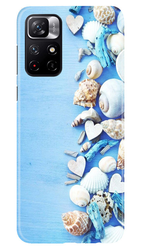 Sea Shells2 Mobile Back Case for Poco M4 Pro 5G (Design - 64) Sea Shells2 Case for Poco M4 Pro 5G