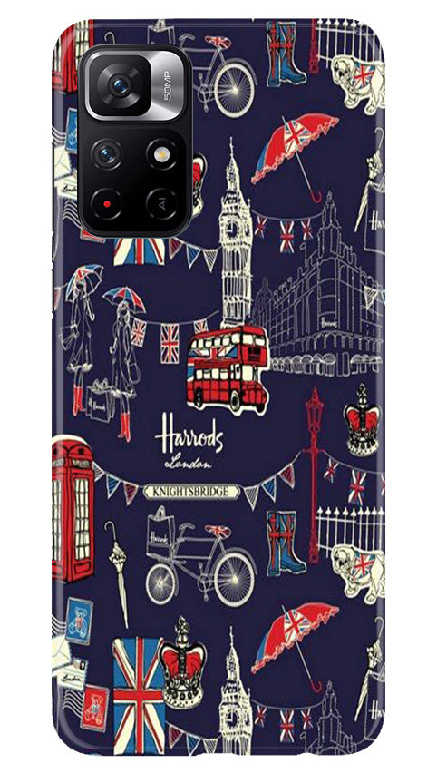 Love London Mobile Back Case for Poco M4 Pro 5G (Design - 75) Love London Case for Poco M4 Pro 5G