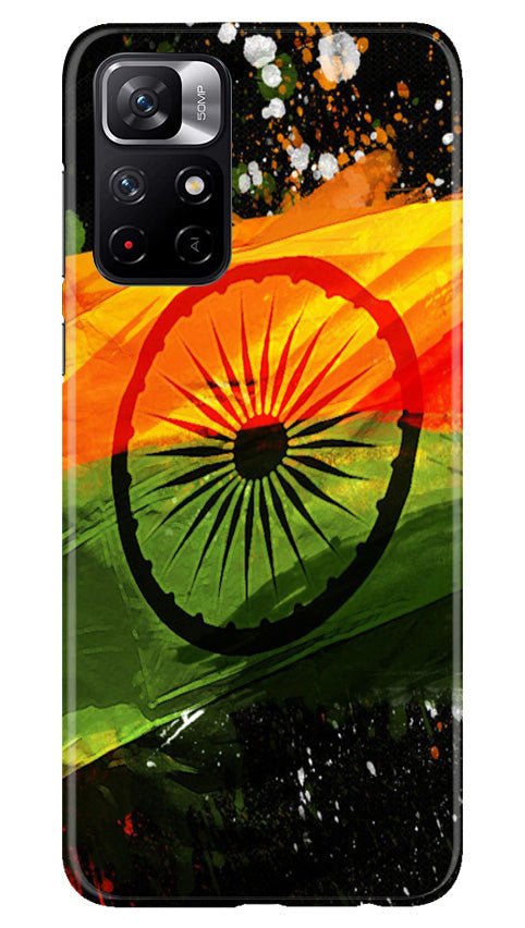 Indian Flag Mobile Back Case for Poco M4 Pro 5G (Design - 137) Indian Flag Case for Poco M4 Pro 5G (Design - 137)
